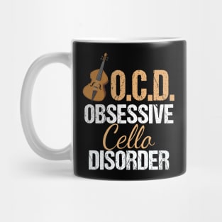 Funny Obsessive Cello Disorder Mug
